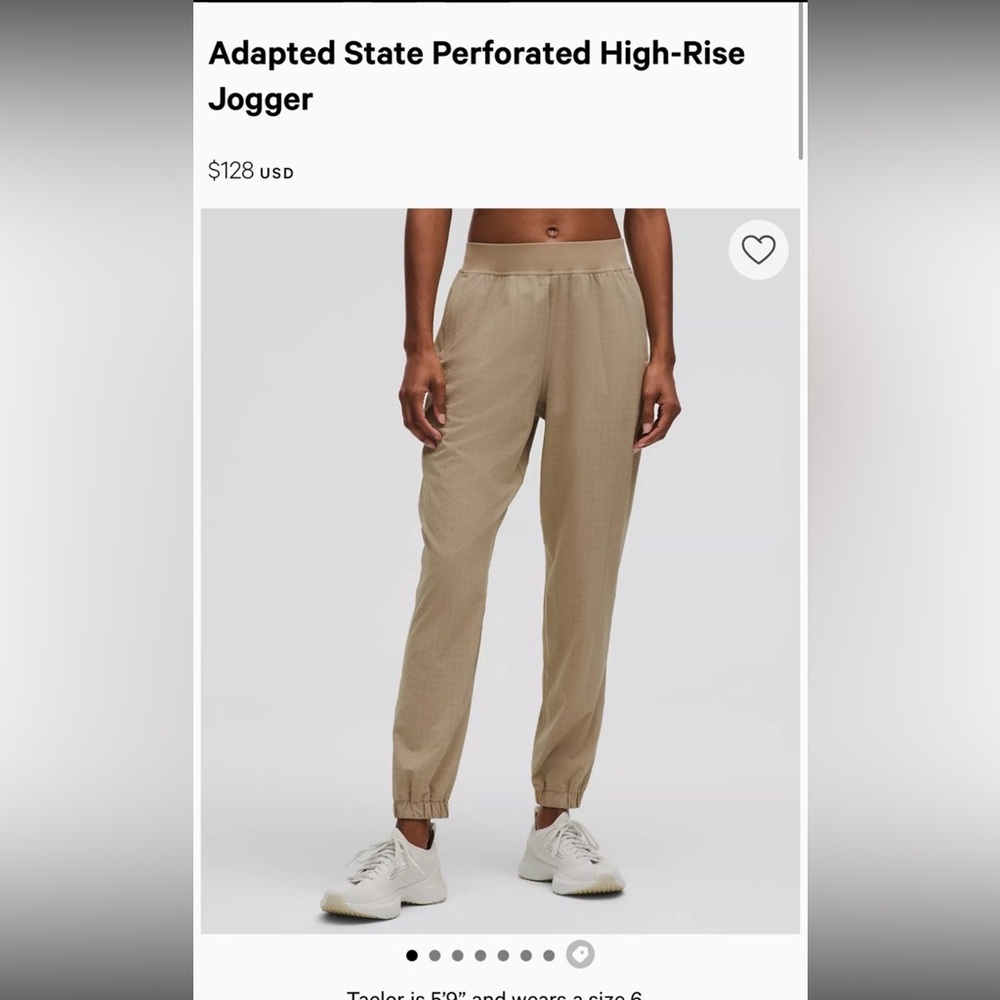 luluemon adapted state  perforated HR jogger